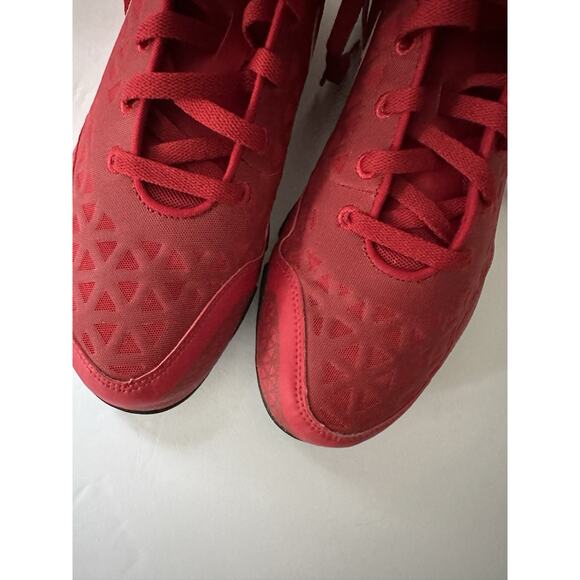 Nike KO Red And White Boxing Boots Mens Size 11 - Excellent Condition - Picture 10 of 13